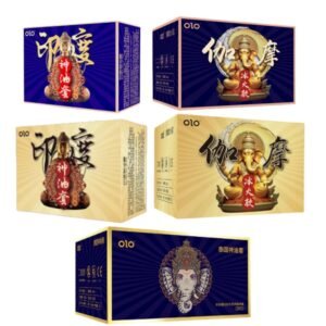 olo indian gama thai god oil 49/52mm condom 10pcs