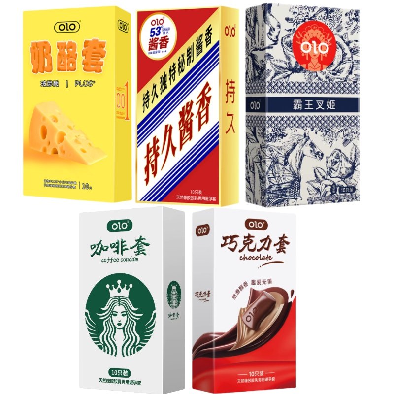 olo 5 flavor choice condom 10pcs olo 5 flavor choice condom 10pcs