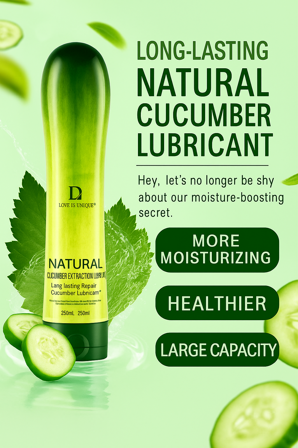 duai natural cucumber extract lubricant 250ml duai natural cucumber extract lubricant 250ml