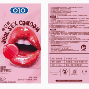 olo strawberry flavor orxl sensation condom 10pcs